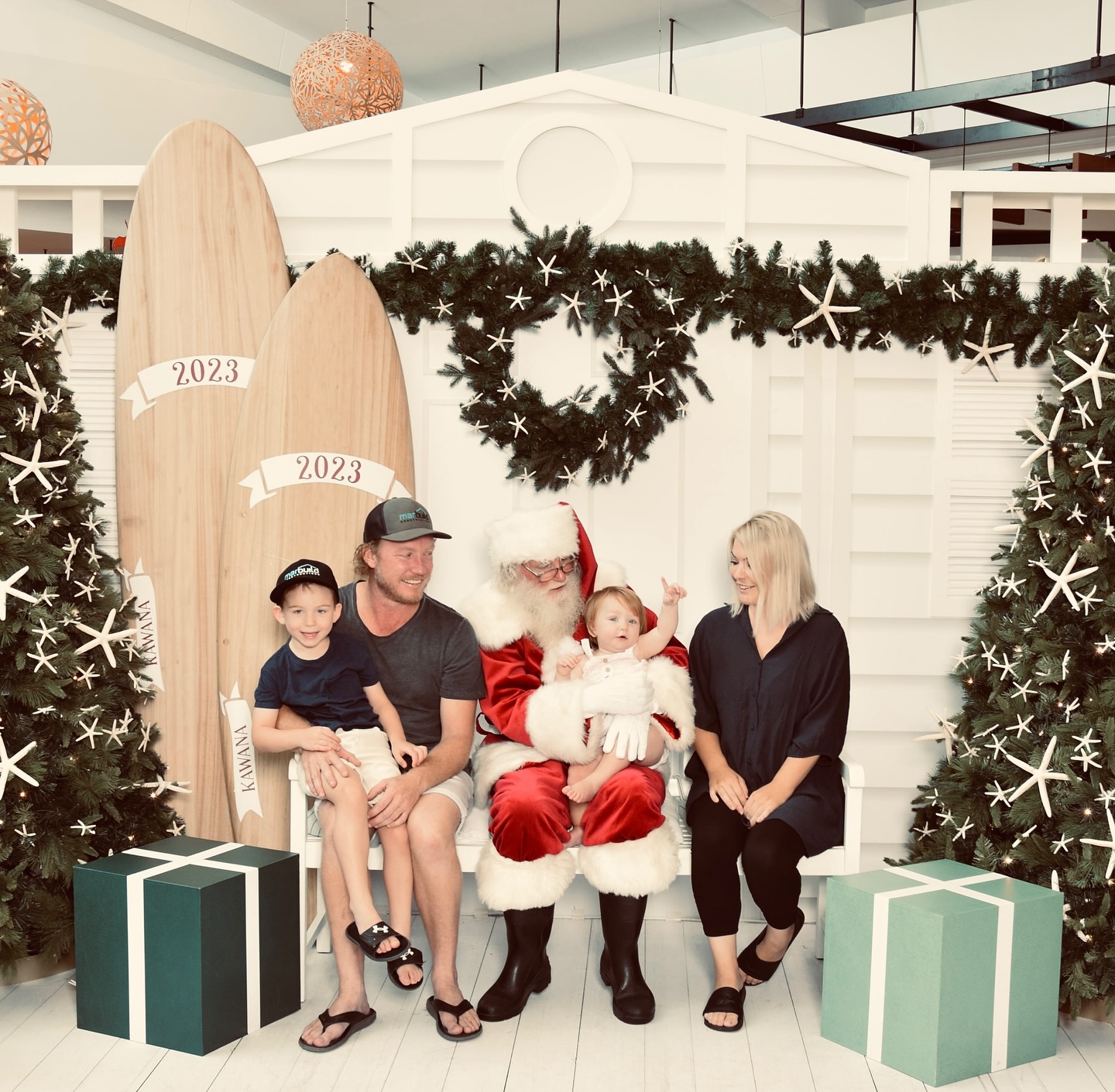Marbuild founder and family on the Sunshine Coast